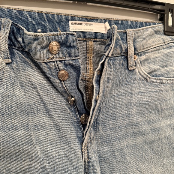 Garage Ex-Boyfriend Distressed Light Blue Jeans - Picture 2 of 4